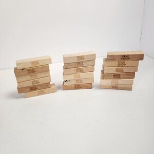 Jenga Wood Replacement Game Pieces Crafts Crafting Lot